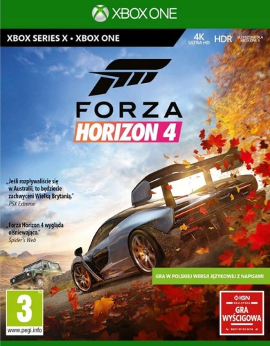 Gra Xbox Series X Forza Horizon 4 PL PL One