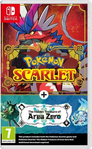 Gra Nintendo Switch Pokemon Scarlet + DLC The Hidden Treasuer of Area Zero