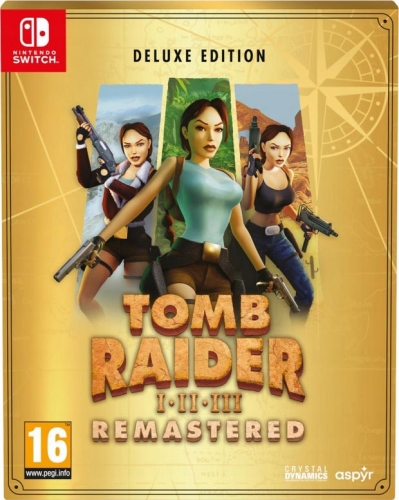 Gra Nintendo Switch Tomb Raider I-III Remastered Starring Lara Croft Deluxe Edition PL