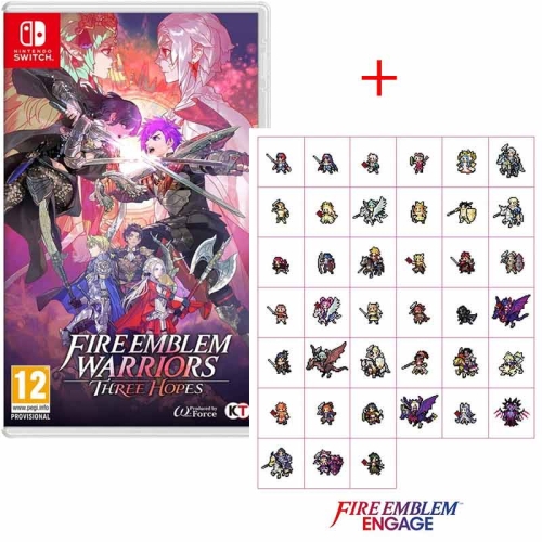 Gra Nintendo Switch Fire Emblem Warriors Three Hopes + Naklejki