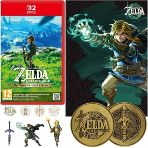 Gra Nintendo Switch 2 The Legend of Zelda Breath of the Wild + dodatki