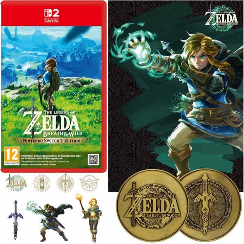 Gra Nintendo Switch 2 The Legend of Zelda Breath of the Wild + dodatki