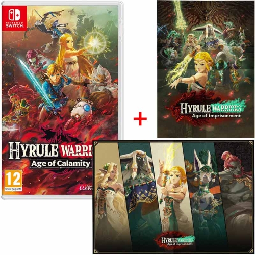Gra Nintendo Switch Hyrule Warriors Age of Calamity + Plakat
