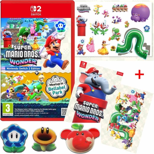 Gra Nintendo Switch 2 Super Mario Bros. Wonder PL + Meetup in Bellabel Park