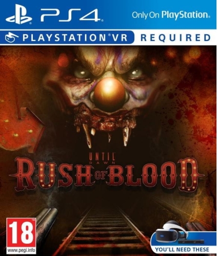 Gra PS4 Until Dawn Rush of Blood PL PlayStation VR