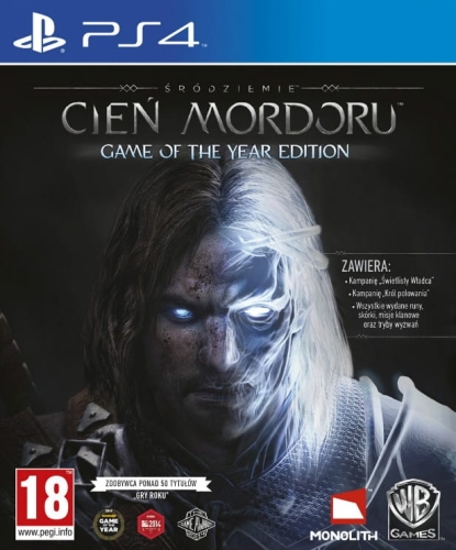 Gra PS4 Śródziemie Cień Mordoru PL GOTY Game of the Year Edition Middle Earth Shadow of Mordor